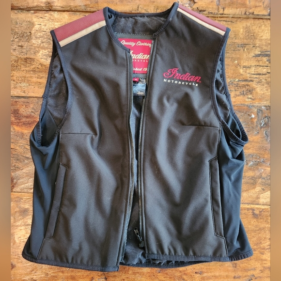 Indian Leather Cafe style jacket - size M - Picture 6 of 14